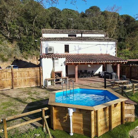 Casa Rural Can Ricos - El Mirador Del Montseny Vallgorguina Exterior photo
