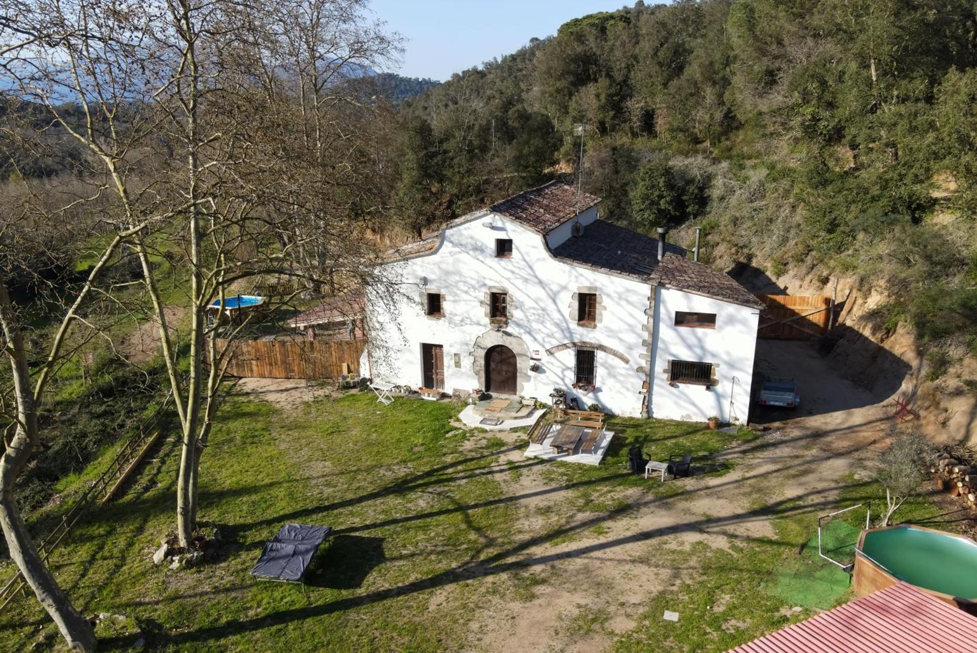 Casa Rural Can Ricos - El Mirador Del Montseny Vallgorguina Exterior photo